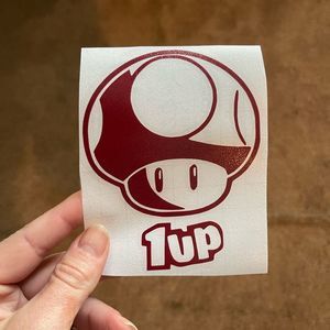 Super Mario Mushroom Vinyl Decal